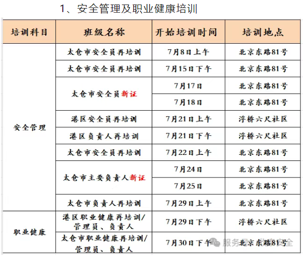 2025年7月培訓(xùn)考試安排已定，請(qǐng)悉知！(圖1)